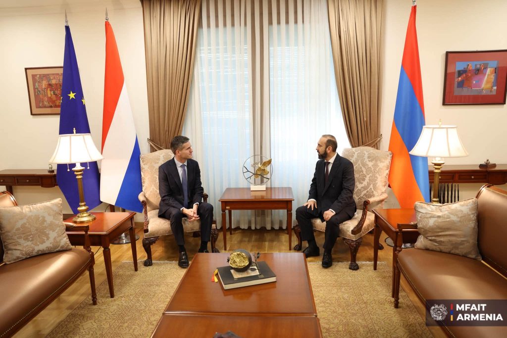 Արարատ Միրզոյանն ու Նիդերլանդների արտգործնախարարը առանձնազրույց են ունեցել Երևանում